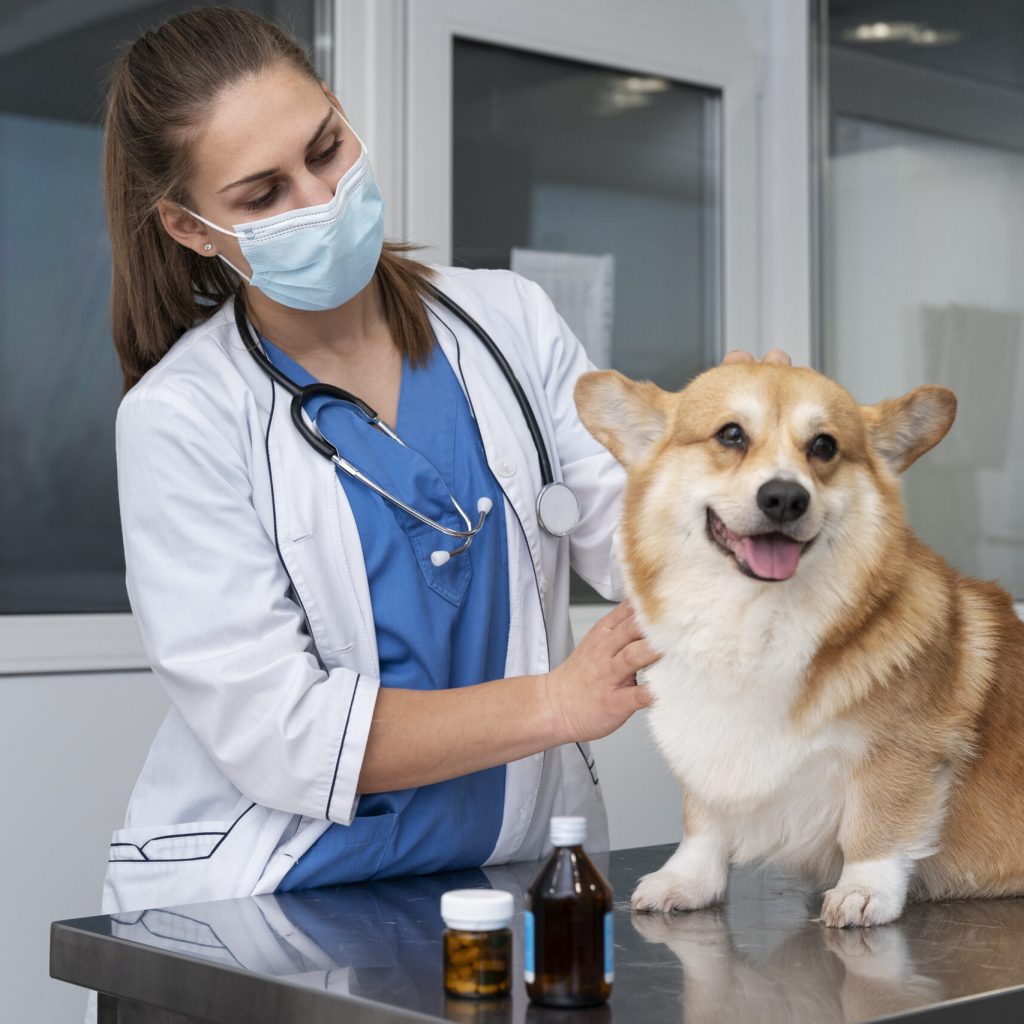 veterinarian-taking-care-pet-dog